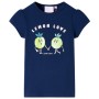 Navy blue children's t-shirt size 140 by , Kids T-shirts - Ref: Foro24-10598, Price: 8,07 €, Discount: %
