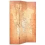 Folding divider screen 120x170 cm yellow world map by vidaXL, Room dividers - Ref: Foro24-245877, Price: 73,16 €, Discount: %
