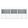 Sideboard mit weißen LED-Leuchten 162x37x67 cm von , Sideboards - Ref: Foro24-3208995, Preis: 222,80 €, Rabatt: %