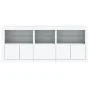 Sideboard with white LED lights 162x37x67 cm by , Sideboards - Ref: Foro24-3208995, Price: 227,30 €, Discount: %