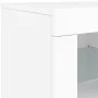 Sideboard with white LED lights 162x37x67 cm by , Sideboards - Ref: Foro24-3208995, Price: 227,30 €, Discount: %