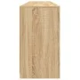 Sideboard with Sonoma oak LED lights 162x37x67 cm by , Sideboards - Ref: Foro24-3208997, Price: 186,73 €, Discount: %