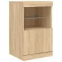 Sideboard mit LED-Leuchten Sonoma Eiche 162x37x67 cm von , Sideboards - Ref: Foro24-3208997, Preis: 195,52 €, Rabatt: %