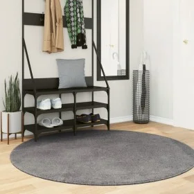Kurzflorige, weiche, waschbare Decke HUARTE anthrazit Ø 160 cm von , Teppiche - Ref: Foro24-375011, Preis: 72,38 €, Rabatt: %