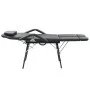 Camilla de esteticista cuero sintético 185x78x76 cm negra de vidaXL, Sillones de masaje - Ref: Foro24-110161, Precio: 235,30 ...