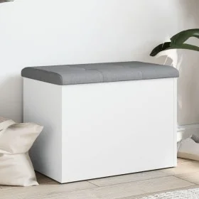 Parkettbank weiß 62x42x45 cm von , Bänke für Hallen und Lager - Ref: Foro24-835040, Preis: 64,32 €, Rabatt: %