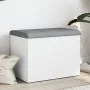 Parkettbank weiß 62x42x45 cm von , Bänke für Hallen und Lager - Ref: Foro24-835040, Preis: 64,32 €, Rabatt: %