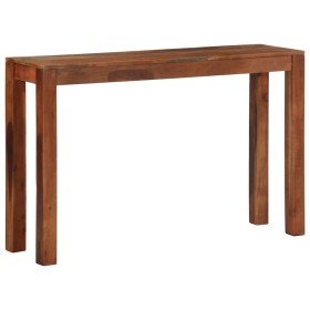 Mesa consola de madera maciza de acacia 120x30x76 cm en Mesas consola | Comprar online en Foro24