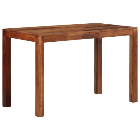Mesa de comedor madera maciza 120x60x76 cm acacia en Mesas de cocina y de comedor | Comprar online en Foro24