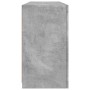 Sideboard with LED lights in concrete gray 142.5x37x67 cm by , Sideboards - Ref: Foro24-3209068, Price: 179,77 €, Discount: %