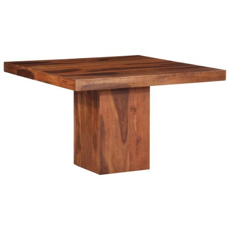 Mesa de comedor madera maciza de acacia 120x120x77 cm en Mesas de cocina y de comedor | Comprar online en Foro24
