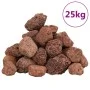 Rocas volcánicas rojas 25 kg 3-5 cm de , Decoración de acuarios - Ref: Foro24-3217177, Precio: 63,08 €, Descuento: %