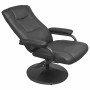Sillón reclinable Negro 66,5 x 75 x 99 cm Cuero sintético en Sillones | Comprar online en Foro24