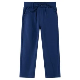 Children's pants with navy blue drawstring 140 by , kids pants - Ref: Foro24-13573, Price: 9,56 €, Discount: %