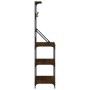 Küchenregal mit Haken Holzwerkstoff Braune Eiche von , Behälter für Küchenutensilien - Ref: Foro24-838962, Preis: 77,80 €, Ra...