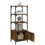Bookcase with 3 shelves engineered wood smoke oak 41x30x109.5 cm by , Bookcases and shelves - Ref: Foro24-839000, Price: 49,0...