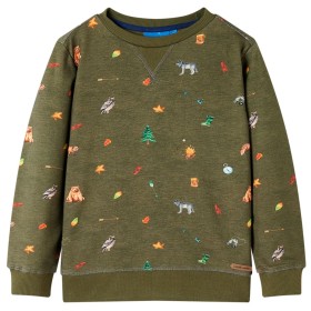 Sudadera infantil caqui 140