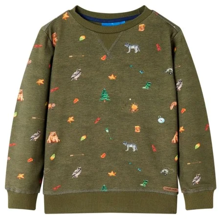 Khaki children's sweatshirt size 140 by , Kids T-shirts - Ref: Foro24-13133, Price: 12,50 €, Discount: %