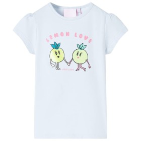 Light blue children's t-shirt size 140 by , Kids T-shirts - Ref: Foro24-10593, Price: 8,07 €, Discount: %