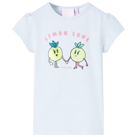 Camiseta infantil azul claro 140 de , Camisetas para niños - Ref: Foro24-10593, Precio: 8,07 €, Descuento: %