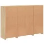Aparador con luz LED 3 piezas madera de ingeniería roble sonoma de , Aparadores - Ref: Foro24-3209130, Precio: 198,90 €, Desc...