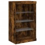 Sideboard mit LED-Licht, 3-teilig, Holzwerkstoff, geräucherte Eiche von , Sideboards - Ref: Foro24-3209132, Preis: 206,60 €, ...
