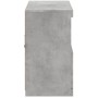 Sideboard with LED lights concrete gray 81x37x67 cm by , Sideboards - Ref: Foro24-836661, Price: 73,60 €, Discount: %