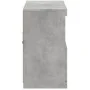 Sideboard with LED lights concrete gray 81x37x67 cm by , Sideboards - Ref: Foro24-836661, Price: 70,58 €, Discount: %