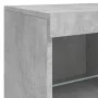 Sideboard with LED lights concrete gray 81x37x67 cm by , Sideboards - Ref: Foro24-836661, Price: 70,58 €, Discount: %