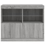 Sideboard mit LED-Leuchten in Sonoma-Grau 81x37x67 cm von , Sideboards - Ref: Foro24-836663, Preis: 90,23 €, Rabatt: %