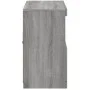 Sideboard with Sonoma gray LED lights 81x37x67 cm by , Sideboards - Ref: Foro24-836663, Price: 88,81 €, Discount: %