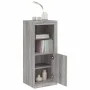 Sideboard with Sonoma grey LED lights 41x37x100 cm by , Sideboards - Ref: Foro24-836649, Price: 77,74 €, Discount: %