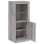 Sideboard with Sonoma grey LED lights 41x37x100 cm by , Sideboards - Ref: Foro24-836649, Price: 77,74 €, Discount: %
