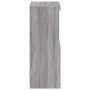 Aparador con luces LED gris Sonoma 41x37x100 cm de , Aparadores - Ref: Foro24-836649, Precio: 82,47 €, Descuento: %