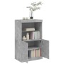 Sideboard with LED lights in concrete gray 60.5x37x100 cm by , Sideboards - Ref: Foro24-836668, Price: 73,71 €, Discount: %