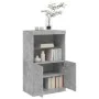 Sideboard with LED lights in concrete gray 60.5x37x100 cm by , Sideboards - Ref: Foro24-836668, Price: 73,91 €, Discount: %