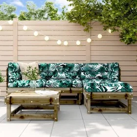 Gartensofa-Set 5-teilig aus imprägniertem Kiefernholz von , Gartensets - Ref: Foro24-3186164, Preis: 264,69 €, Rabatt: %