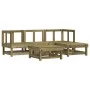 Garden sofa set 5 pieces impregnated pine wood by , Garden sets - Ref: Foro24-3186164, Price: 264,69 €, Discount: %