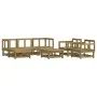 Garden furniture set 7 pieces impregnated pine wood by , Garden sets - Ref: Foro24-3186220, Price: 369,16 €, Discount: %