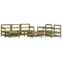 Garden furniture set 7 pieces impregnated pine wood by , Garden sets - Ref: Foro24-3186234, Price: 387,68 €, Discount: %