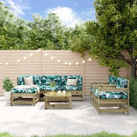 Garden furniture set 7 pieces impregnated pine wood by , Garden sets - Ref: Foro24-3186248, Price: 416,53 €, Discount: %