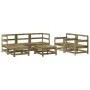 Garden furniture set 7 pieces impregnated pine wood by , Garden sets - Ref: Foro24-3186248, Price: 416,53 €, Discount: %