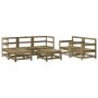 Gartenmöbel-Set 7-teilig aus imprägniertem Kiefernholz von , Gartensets - Ref: Foro24-3186248, Preis: 422,57 €, Rabatt: %