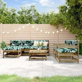 Garden furniture set 7 pieces impregnated pine wood by , Garden sets - Ref: Foro24-3186255, Price: 390,16 €, Discount: %