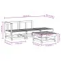 Gartenmöbel-Set 4-teilig aus massivem Kiefernholz von , Gartensets - Ref: Foro24-3186480, Preis: 186,45 €, Rabatt: %
