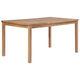 Gartentisch aus massivem Teakholz, 150 x 90 x 77 cm von vidaXL, Gartentische - Ref: Foro24-44997, Preis: 268,86 €, Rabatt: %