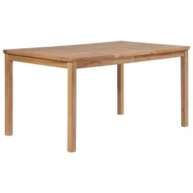 Gartentisch aus massivem Teakholz, 150 x 90 x 77 cm von vidaXL, Gartentische - Ref: Foro24-44997, Preis: 264,14 €, Rabatt: %