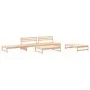 Gartensofa-Set 5-teilig aus massivem Kiefernholz von , Gartensets - Ref: Foro24-3186634, Preis: 449,54 €, Rabatt: %