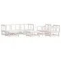 Garden furniture set 7 pieces solid white pine wood by , Garden sets - Ref: Foro24-3186208, Price: 411,23 €, Discount: %