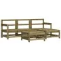 Gartensofa-Set 5-teilig aus imprägniertem Kiefernholz von , Gartensets - Ref: Foro24-3186185, Preis: 264,64 €, Rabatt: %